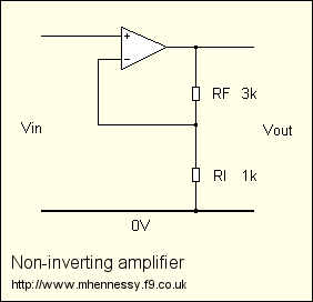 Non-inverting amplifier