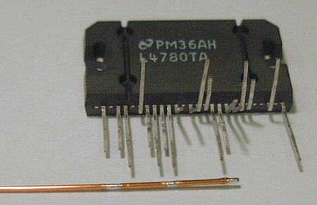Prepared IC and wire (28K)