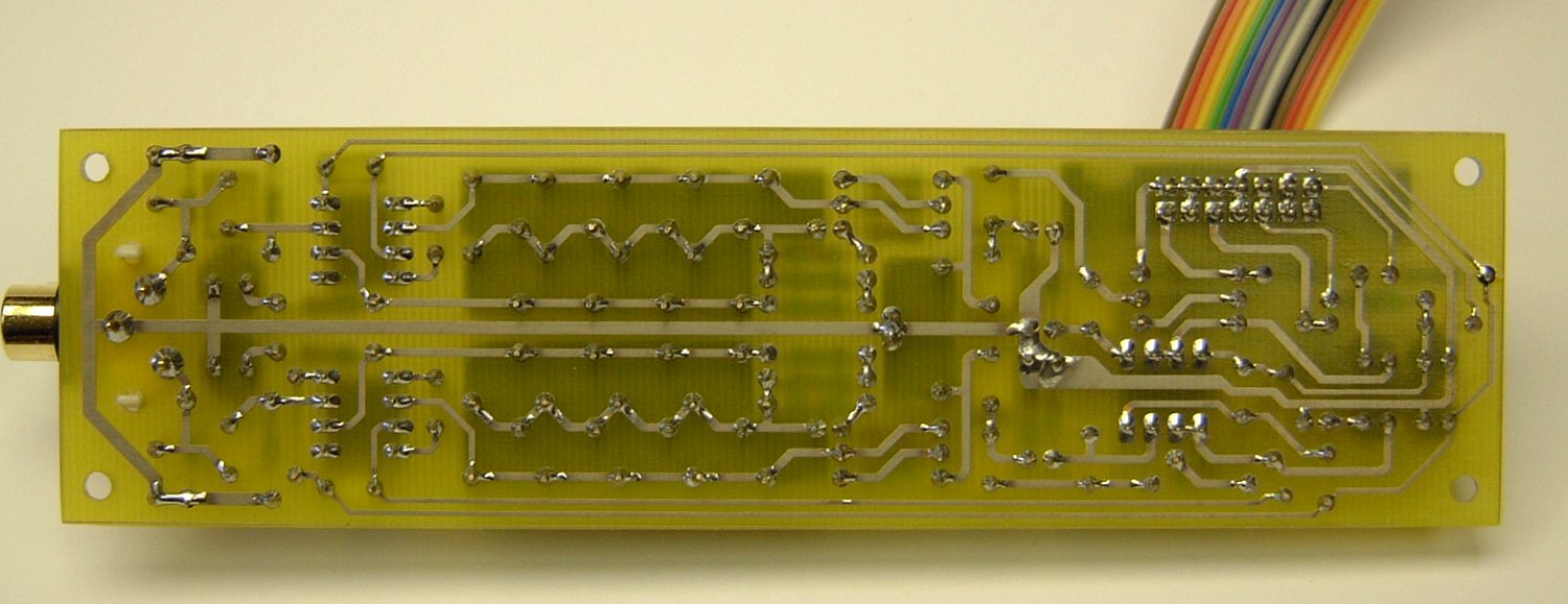 RIAA phono preamp - rear view