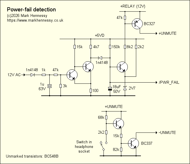 Power fail detection circuit