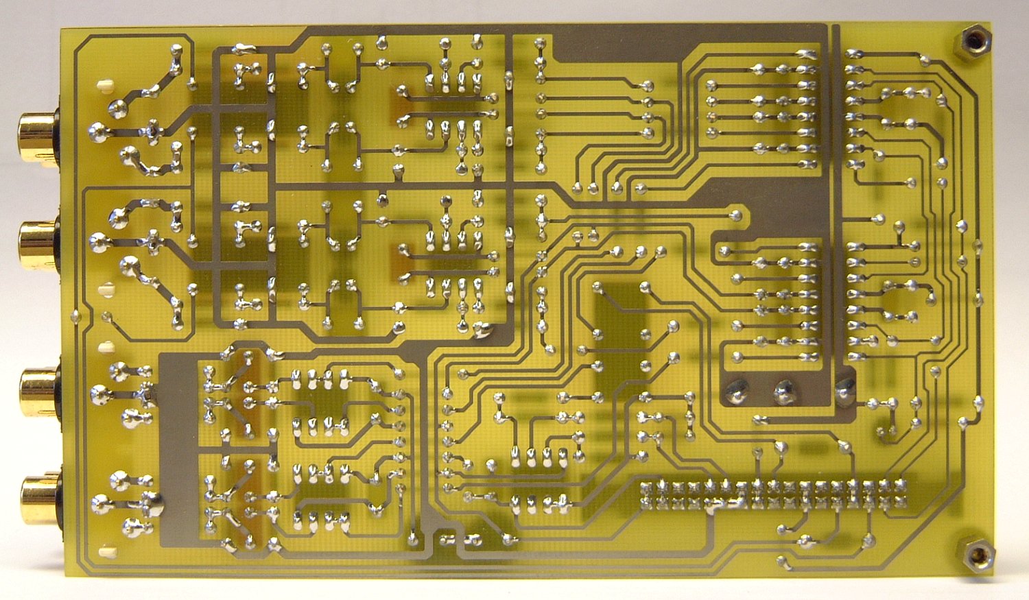 Surround channels PCB - rear view